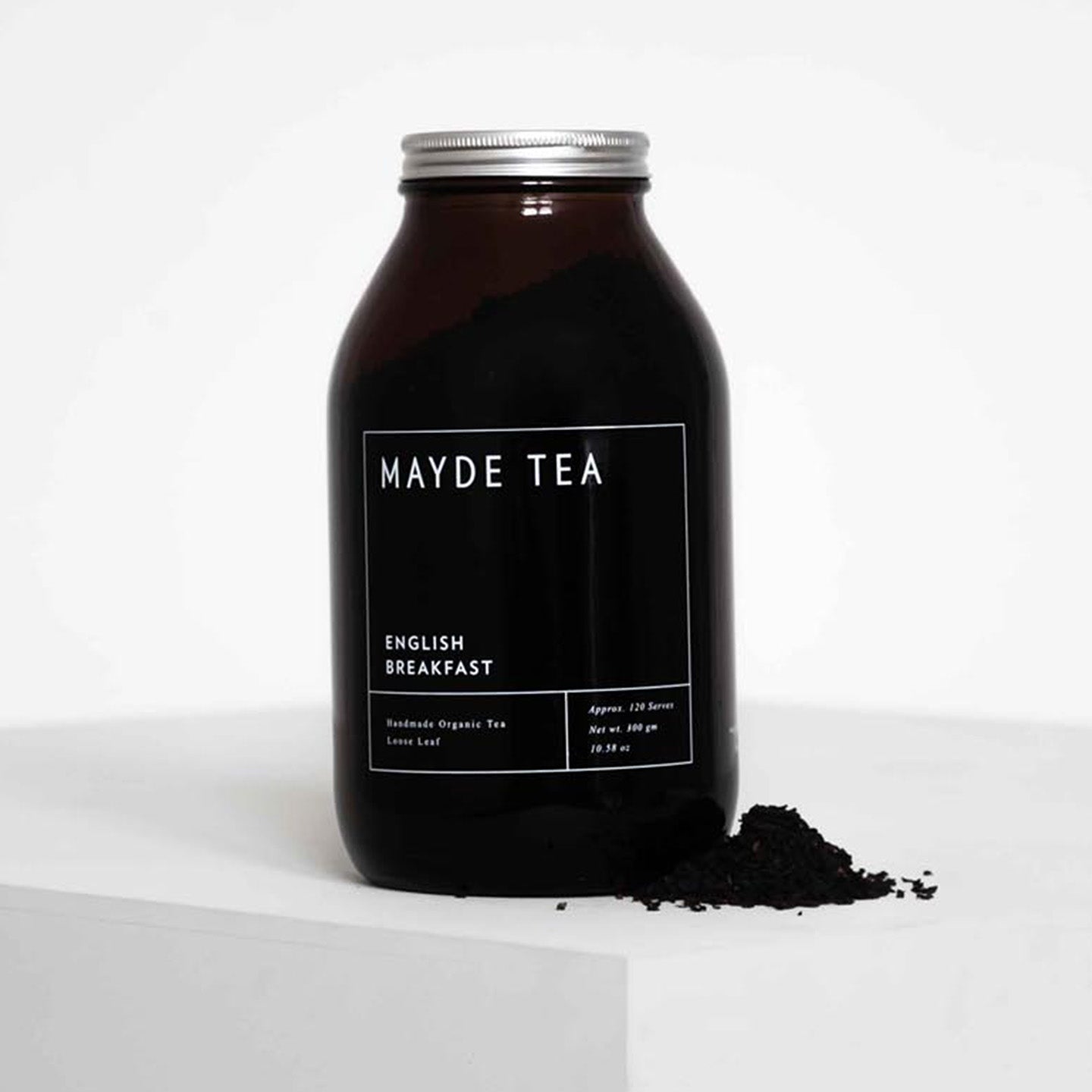 Mayde Tea 120 Serve Amber Jar English Breakfast