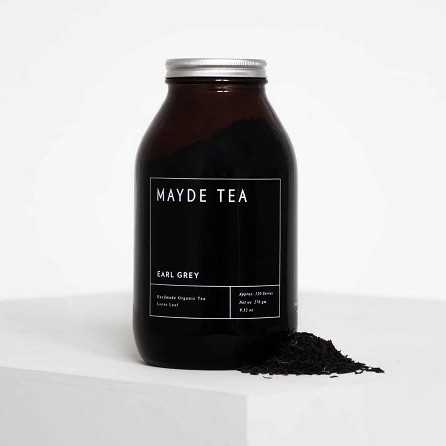 Mayde Tea 120 Serve Amber Jar Earl Grey