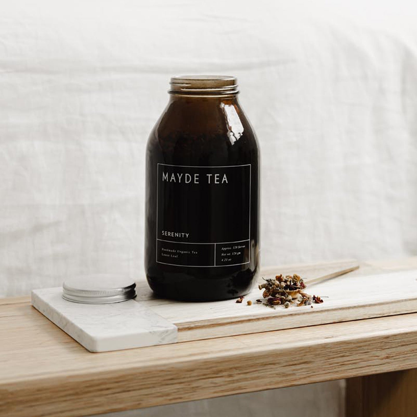 Madye Tea 120 Serve Amber Jar Serenity